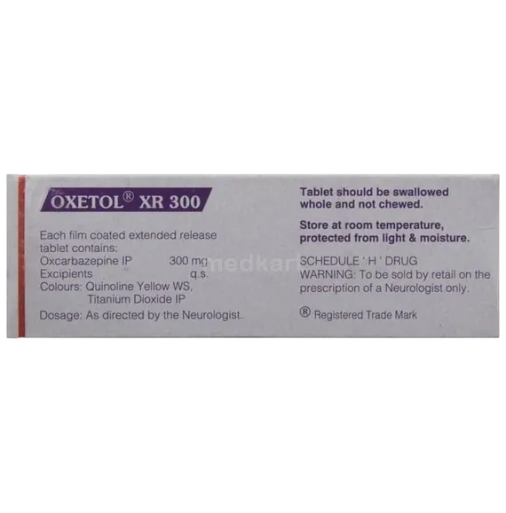 oxetol xr 300mg tablet 10's